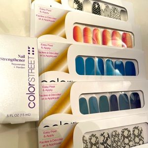 Colorstreet bundle 5 sets +nail polish strengthening